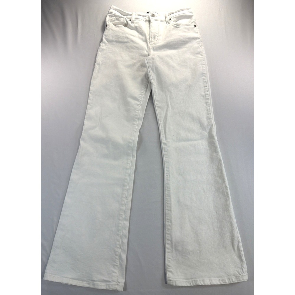 Banana Republic Jeans Womens 27/4 Pure White High-Rise Bootcut